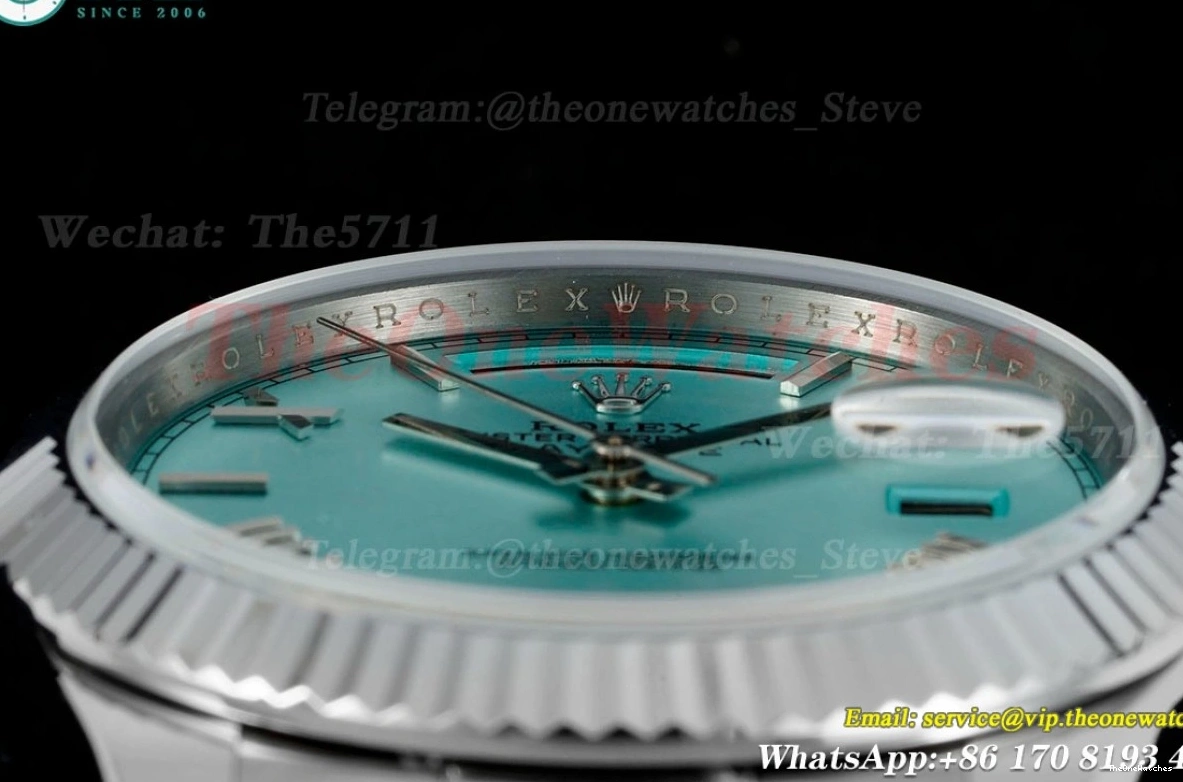 DayDate VR3255 JDF Ice Blue V4 228236 Rmn (Gain 40mm Weight) SS SS 1224